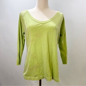 ⭐️SOLD⭐️ Jcrew green V neck